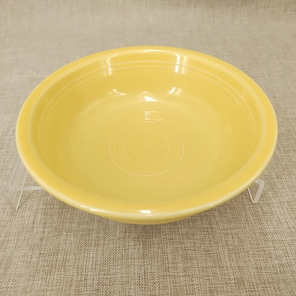 Fiesta Retired Sunflower Yellow Classic Rim Cereal Bowl 6 7/8